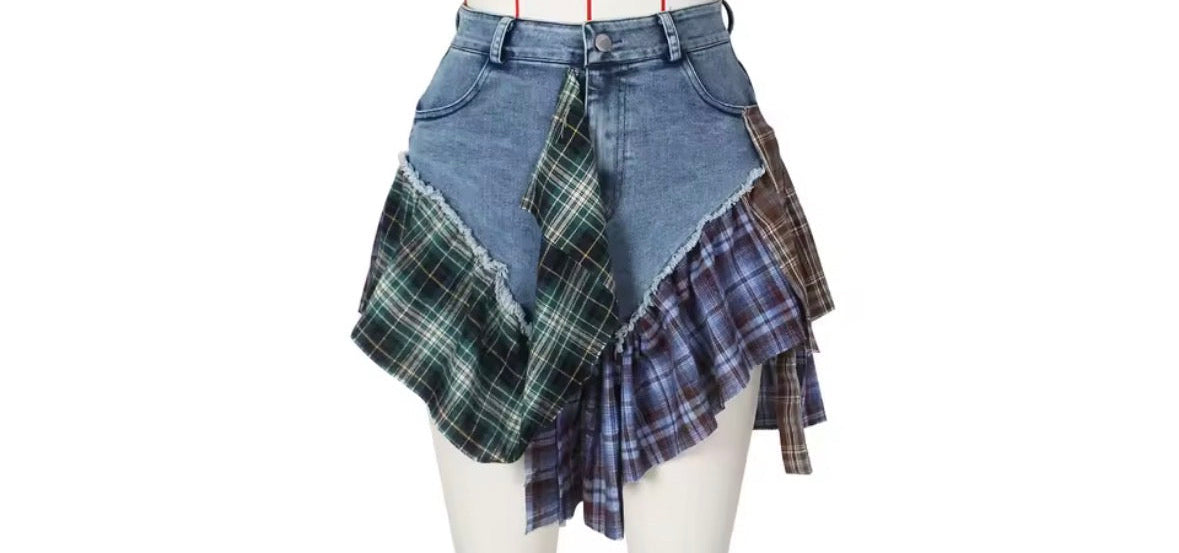 Plaid skirt