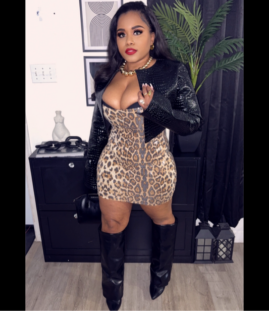 Cheetah dress