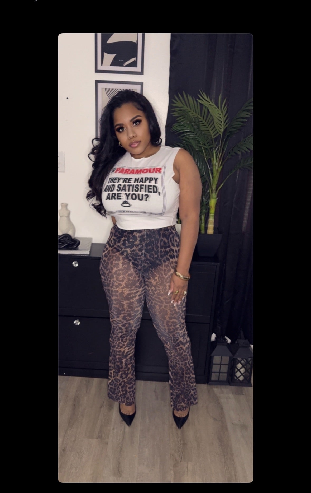 Satisfied crop tee