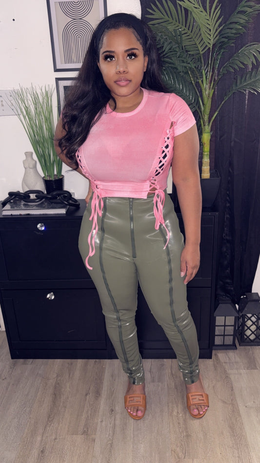 Zip leggings